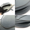 DIOR M0446CSJG Blau Grau Kalbsleder Gradient Gold Schnalle Mittel Schultertasche 140280083 [P]