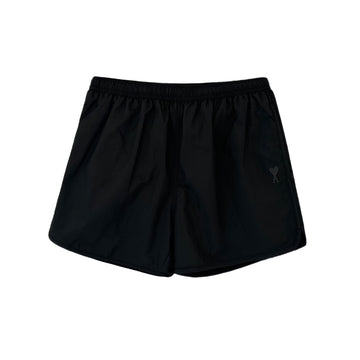 AMI All Black Short Swim Shorts HBW001 001 140336150
