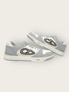DIOR Graue weiße Oblique B57 Dribble Low-Top Sneakers 140336291 [P]