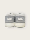 DIOR Graue weiße Oblique B57 Dribble Low-Top Sneakers 140336291 [P]