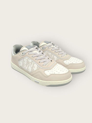 DIOR Beige Weiße Oblique Galaxy B27 Low-Top Sneakers 140336299