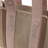 Chloe Linen Woody Tote Bag 140337358 [P]