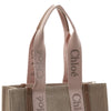 Chloe Linen Woody Tote Bag 140337358 [P]