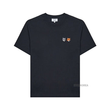 MAISON KITSUNE OM011CFKJ0118 P190 FW25 メンズ ダブル ボールド フォックス Tシャツ 140339602