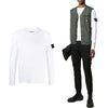 Stone Island Logo Patch Round Neck Men's Knit V0001 7415532B9 116900732 [P]