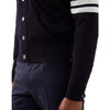 THOM BROWNE Klassische Merinowolle Strickjacke, MKC002A Y1014 415 61731019 [P]