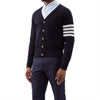 THOM BROWNE Klassische Merinowolle Strickjacke, MKC002A Y1014 415 61731019 [P]