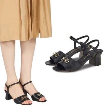 Salvatore Ferragamo ONDINA Double Gancini Sandals 55MM 0757840 56079149