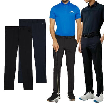 J Lindeberg Men's Elope Golf Pants Black Navy Selection 47474189