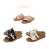 CHLOE Woody Logo Print Mules Sandalen Auswahl aus 3 Modellen 47890868 [P]