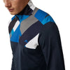 J LINDEBERG カラーブロック ハーフジップ Tシャツ AMJS07102 46824744 [P]