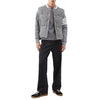 THOM BROWNE Schrägarm Waffle Sweatshirt MJT205A 06452 035 45714751 [P]
