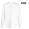 AMI Heart Logo Button-Down Long Sleeve Shirt E21HC024 45 45119278 [P]