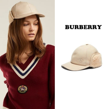 Burberry Leather and Shearing Explorer Cap 8005520 45118943