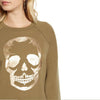 Zadig & Voltaire Upper Skull Gold Sweatshirt KHAKI 45118554 [P]