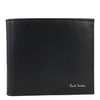 PAUL SMITH Multi-Stripe schwarze Geldbörse APXA 4832 W761 45118292 [P]