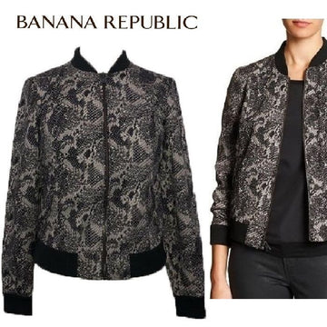 BANANA REPUBLIC Soft Tencel Bomber Jacket RN54023 CA17897 45118287