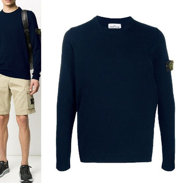 STONE ISLAND Licht Baumwolle Wappen Langarm T-Shirt V0020 7215532B9 45118201