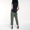 BALMAIN ゴールドボタン ロゴプリント コットン トップ B012 45118058 [P]