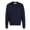 AMI Herz-Stickerei-Logo Unisex Sweatshirt A21HJ007 730_1 45118053 [P]