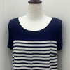 DKNY Stripe Short Sleeve Dress CA31127 45118037 [P]
