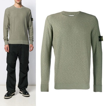 STONE ISLAND メランジ ワッペン セーター V0058 7115576D1 45117973