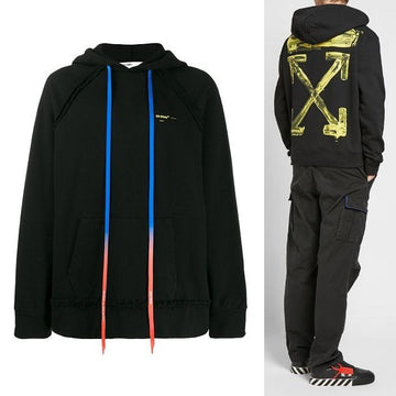 Off White Acrylic Arrow Hoodie 45117942