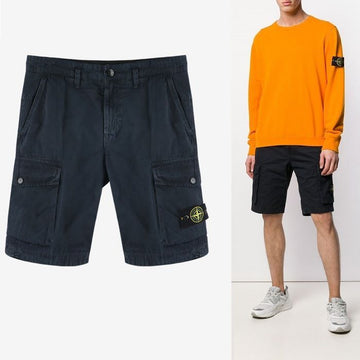 Stone Island Emblem Pocket Cargo Pants 7015L07WA V0120 45117830