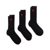 AMI Heart A Logo Socken Schwarz BFA600377 001 45117777 [P]