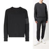 Thom Browne Crewneck Waffle Diagonal Sweatshirt 06452 015 45117732 [P]