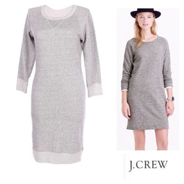 J.Crew Women's Sweatshirt Dress B4884 45117717