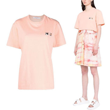 Maison Kitsune Double Fox Head Patch T-Shirt IU00114KJ0008 45117698