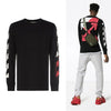 OFF WHITE ロゴ ストライプティ OMBA035S19003006 1020 45117595 [P]