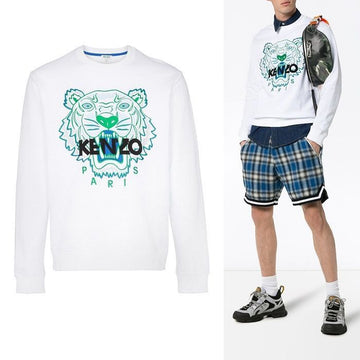 KENZO タイガー刺繍男性マンツーマンF955SW0014XA 01 45117571