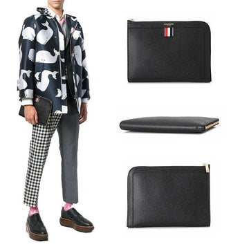 Thom Browne Pebble Grain Mini Clutch 45117476