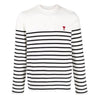 AMI Herzlogo Streifenshirt E22UTS300 072 101 45117472 [P]