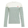 AMI Herzlogo Streifen T-Shirt 103 45117357 [P]