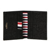 THOM BROWNE ペブルレザー ダブルカード財布 00198 001 45117269 [P]