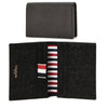 THOM BROWNE ペブルレザー ダブルカード財布 00198 001 45117269 [P]