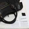 BALENCIAGA Klassische Stadt Metallic Edge Medium Bag 505984 AQ41G 1000 45116942 [P]