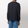 AMI Langarm-T-Shirt mit gesticktem Logo Navy E21HJ005 701 45116926 [P]