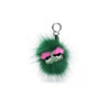 FENDI Monster Mini Eye Pom Pom Pelz Anhänger 7AR467 8LU F11RL 45116917 [P]