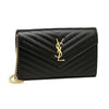 Saint Laurent Monogram Chain Clutch 377828 BOW01 1000 45116816 [P]