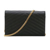 Saint Laurent Monogram Chain Clutch 377828 BOW01 1000 45116816 [P]
