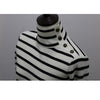 J.CREW Gestreifter Knopf Mockneck Pullover C9964 45116779 [P]