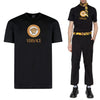 VERSACE Medusa Stickerei Logo T-Shirt 10084691A06059 45115770 [P]