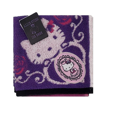 ANNA SUI Hello Kitty Rosen Handtuch Lila 000765-0001-01 140496205
