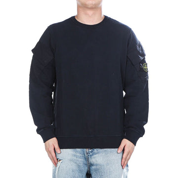 STONE ISLAND Männer Sweatshirt mit Wappen 140496230