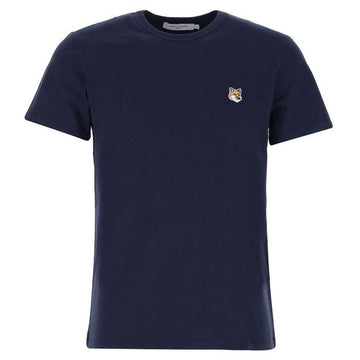 MAISON KITSUNE 23FW フォックス パッチ Tシャツ ネイビー AM00103KJ0008 P480 54600054