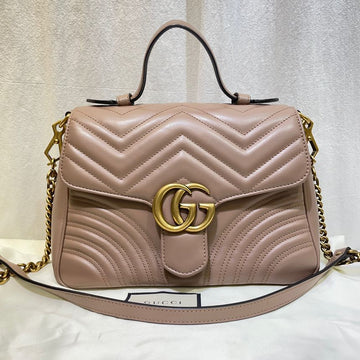 GUCCI マトラッセ マモン トップハンドル ショルダーバッグ 498110 140543281